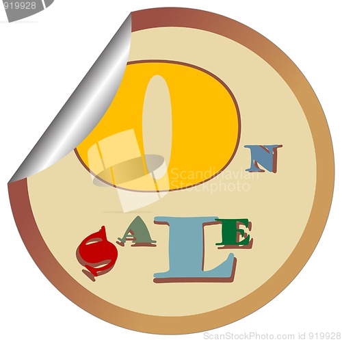Image of On sale stiker