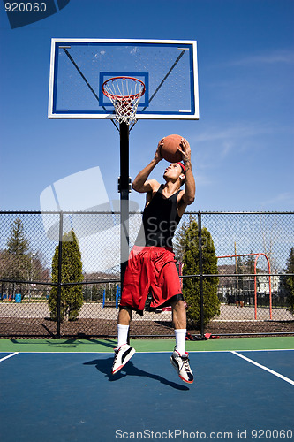 Image of Basketball Reverse Dunk