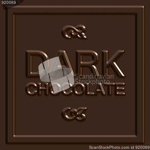 Image of Dark Chocolate Square