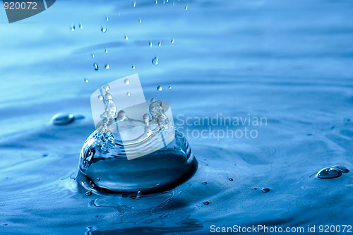 Image of Blue Water Splash