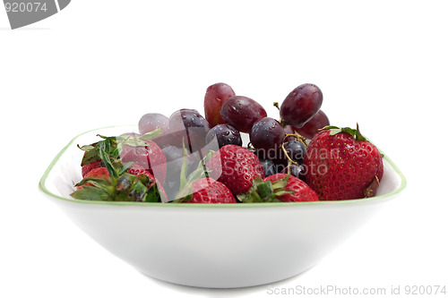 Image of Bowl of Red Berries