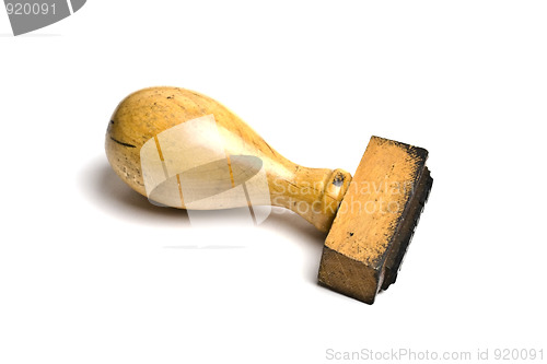 Image of Rubber stamp isolated on white 
