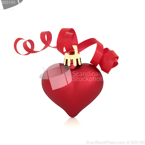 Image of Christmas Heart Bauble