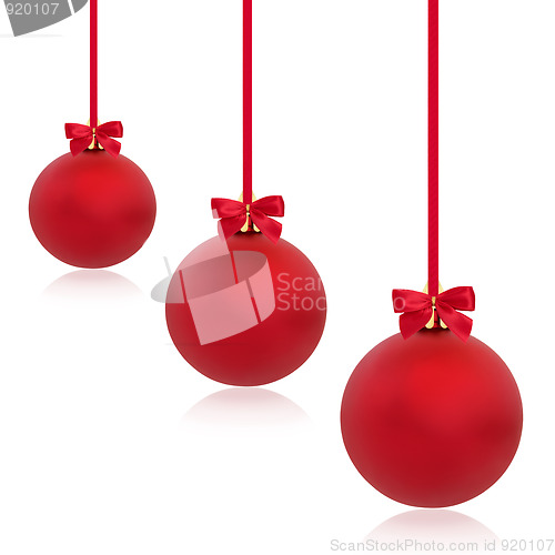 Image of Christmas Red Bauble Beauty