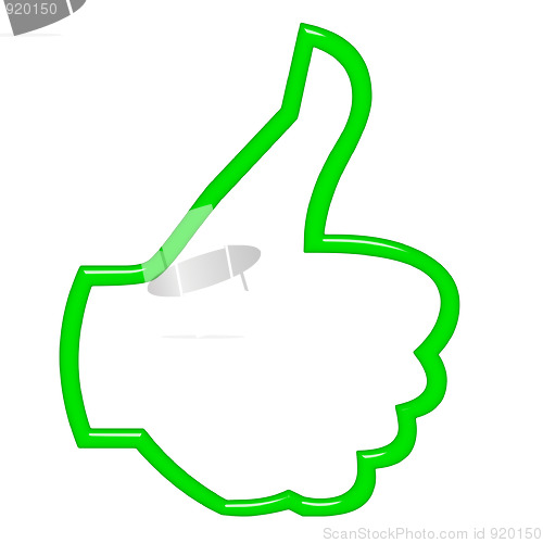 Image of 3D Thumbs Up 