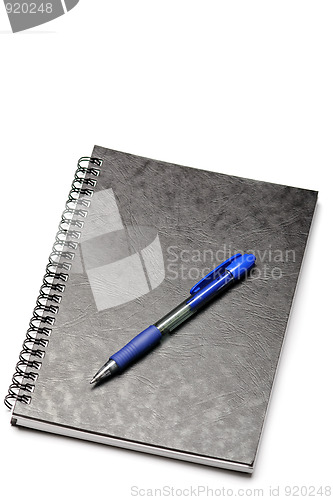 Image of Notebook and pen