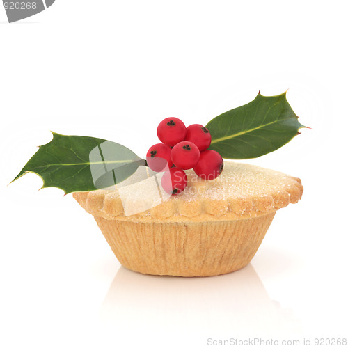 Image of Mince Pie with Holly