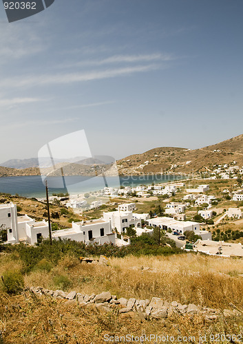 Image of panorama greek island ios