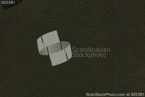 Image of Dark green knitted cotton mesh