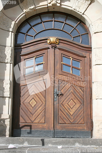 Image of wooden door