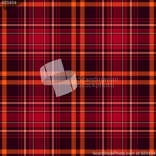 Image of Abstract seamless brown-orange checkered pattern