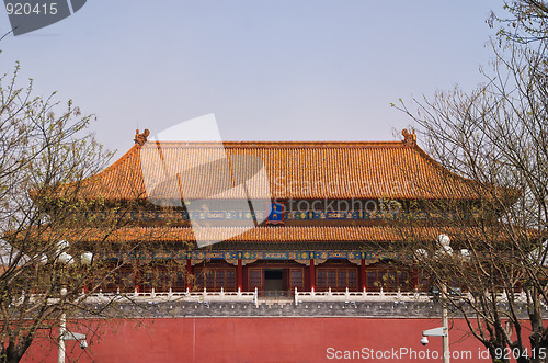 Image of Beijing Forbidden City: main hall.