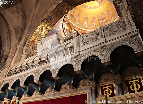 Image of Fragment of interior of Holy Sepulchre Church