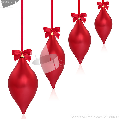 Image of Christmas Droplet Baubles