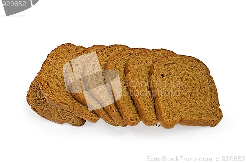 Image of Cut rye bread