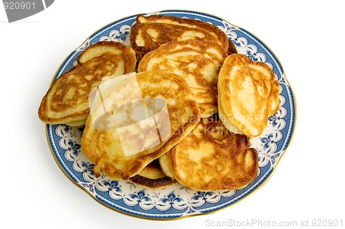 Image of Golden pancakes