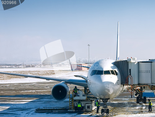 Image of Airport terminal waiting area