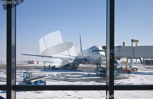 Image of Airplane prepare to boarding