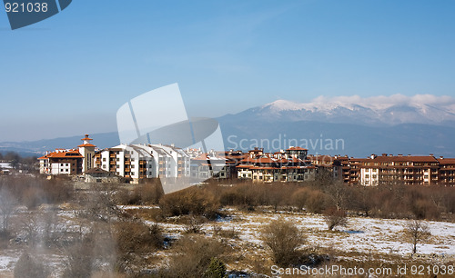 Image of Alpine ski resort Bansko, Bulgaria