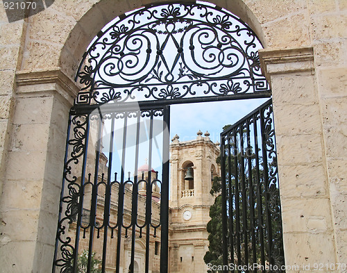 Image of The gate to Maltese Church