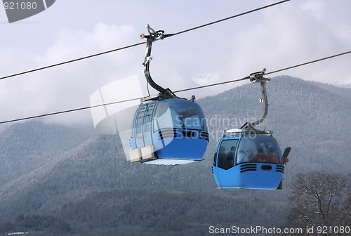 Image of Cable car ski lift 