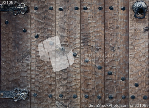 Image of Old wooden door