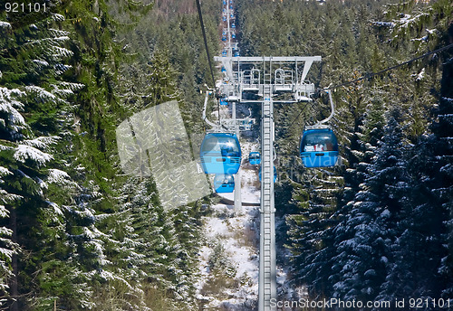 Image of Cable car ski lift 