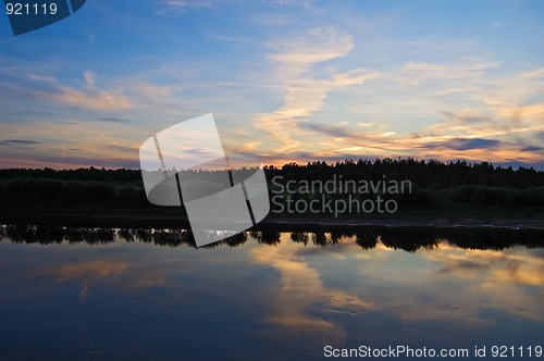 Image of Orange sunset