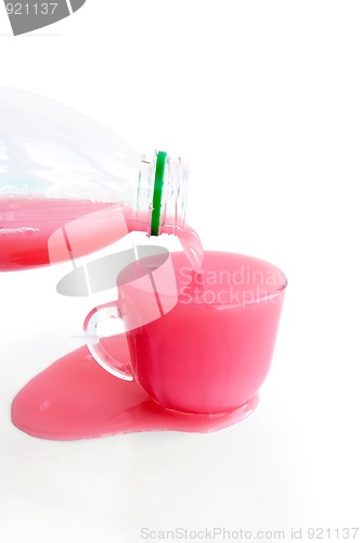 Image of Pink milk drink