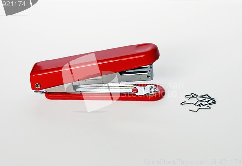 Image of Red Stapler