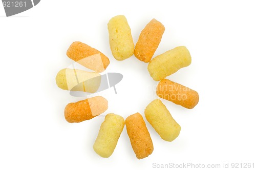 Image of Sun from corn sticks