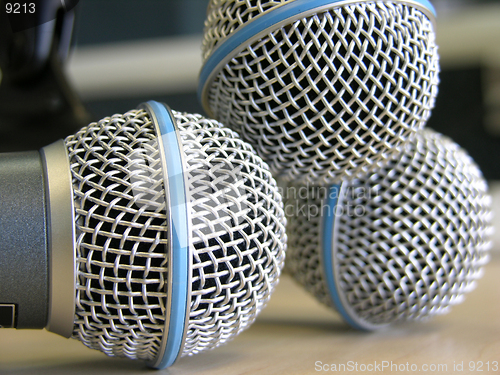 Image of           Three Microphones
