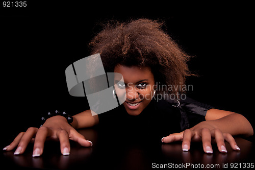 Image of beautiful black  woman