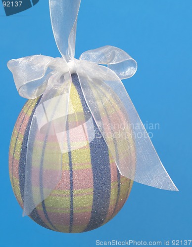 Image of Easter egg hanging