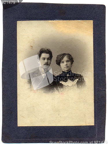 Image of Retro photo of family