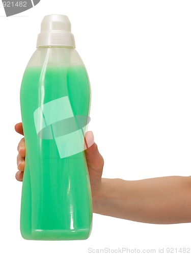 Image of Hand with a bottle