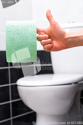 Image of Holder of toilet paper