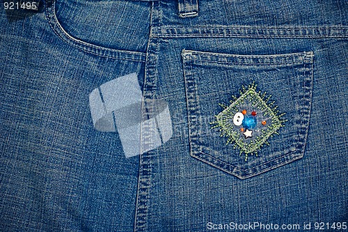 Image of Embroidered pocket