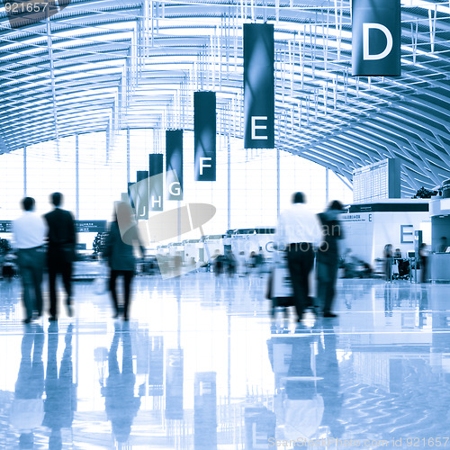 Image of interior of the airport