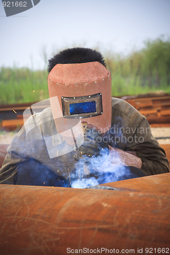 Image of electric welding