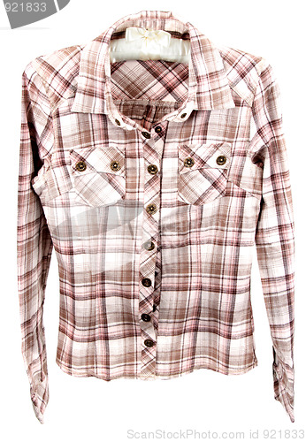 Image of Male plaid shirt