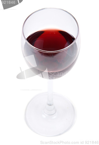 Image of Tall wine glass red wine