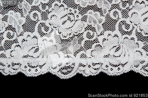 Image of White pattern lace