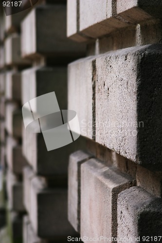 Image of Detail of brickwork of Victorian stately home