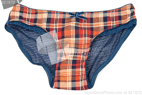 Image of Striped plaid feminine undershorts