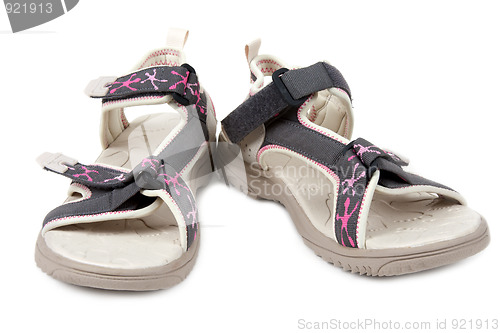 Image of Pair feminine sandals