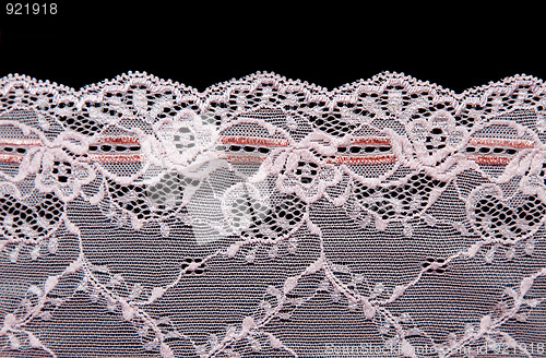 Image of Rose lace with pattern in form flower
