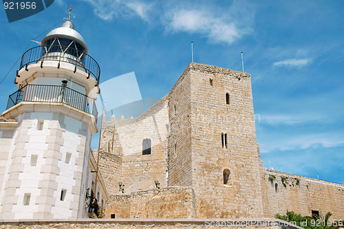 Image of Pope Luna's Castle in Peniscola, Spain