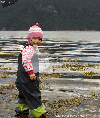 Image of Child wading