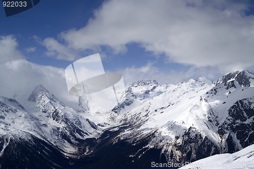 Image of Caucasus Mountains. Dombay